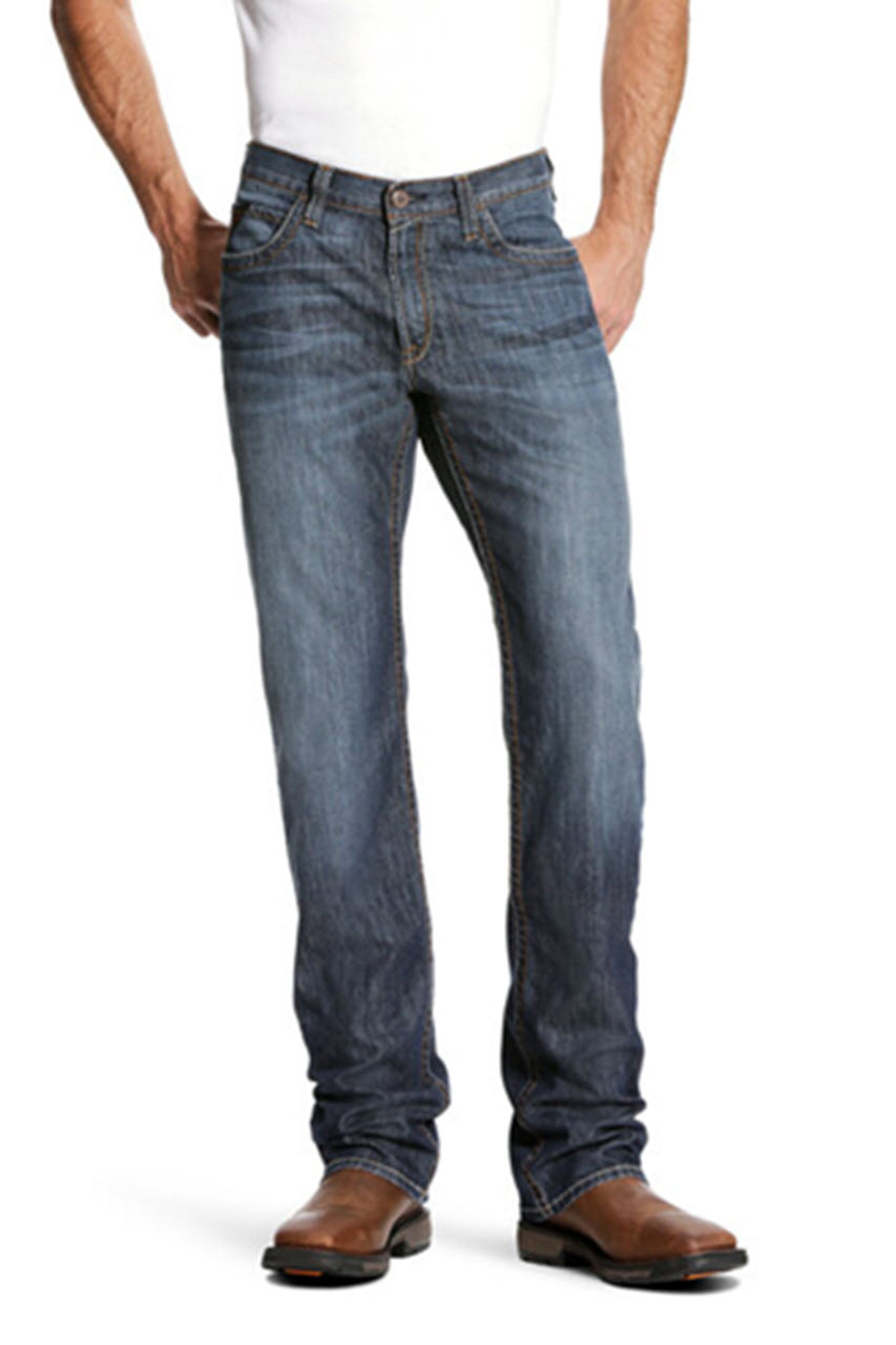 Ariat M4 Low Rise Durastretch Bootcut Jean - Safety Threads